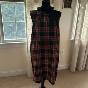 Holiday sleeveless dress